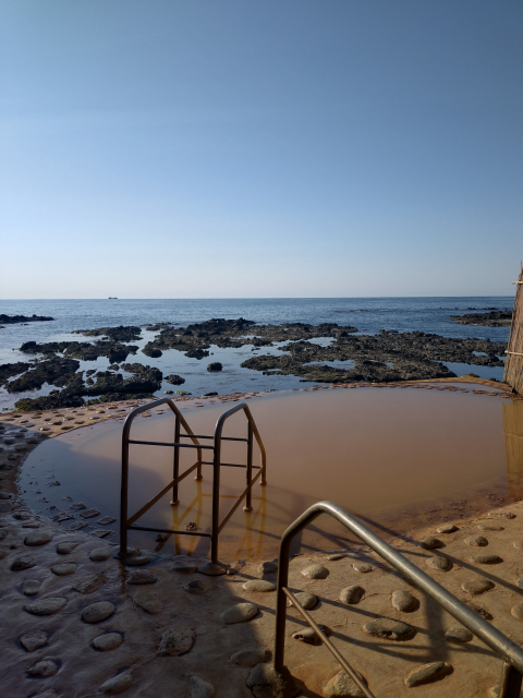 不老ふ死温泉のお湯
